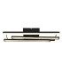 Highway Integrated LED Semi Flush Ceiling Light Matt Black 2x LED 4000K-3