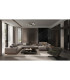 Highway Integrated LED Semi Flush Ceiling Light Matt Black 2x LED 4000K-9