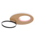 Forsi Integrated LED Semi Flush Ceiling Light White Matt 2x LED Dimmable 3000-6500K Remote Control-7