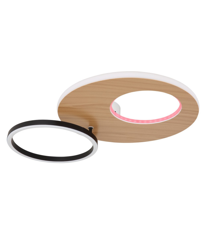 Forsi Integrated LED Semi Flush Ceiling Light White Matt 2x LED Dimmable 3000-6500K Remote Control-7