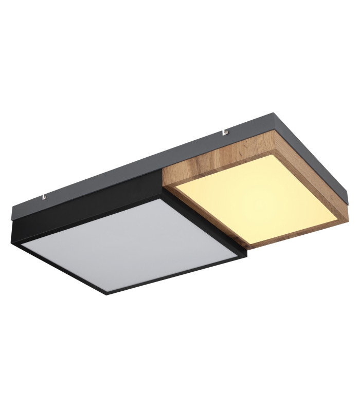 Gundi 35cm Integrated LED Semi Flush Ceiling Light White Matt LED 3000K-6