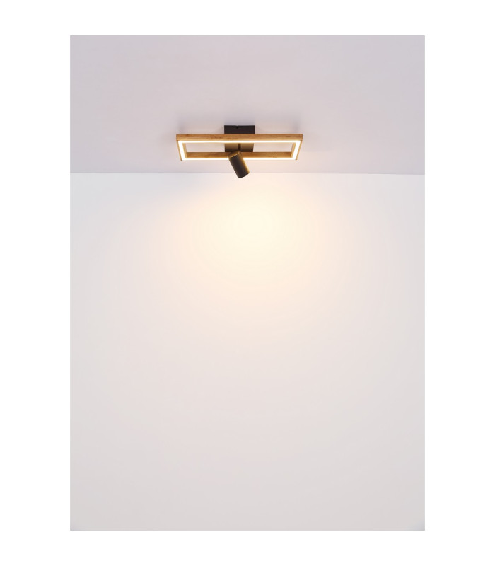 Mandera LED Integrated Floor Lamp Matt Black LED 3000K-6