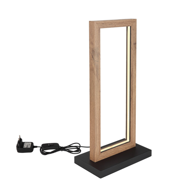 Mandera Integrated LED Table Lamp Matt Black LED 3000K-4