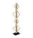 Dustin LED Integrated Floor Lamp Matt Black 4x LED 3000K-1
