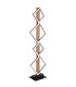 Dustin LED Integrated Floor Lamp Matt Black 4x LED 3000K-2