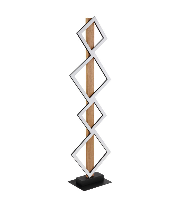 Dustin LED Integrated Floor Lamp Matt Black 4x LED 3000K-2