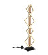 Dustin LED Integrated Floor Lamp Matt Black 4x LED 3000K-4