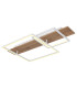 Vanni 75x40cm Integrated LED Semi Flush Ceiling Light White Matt 2x LED 3000K-1