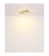 Froomy 30cm Integrated LED Semi Flush Ceiling Light Matt Black LED 3000K-6