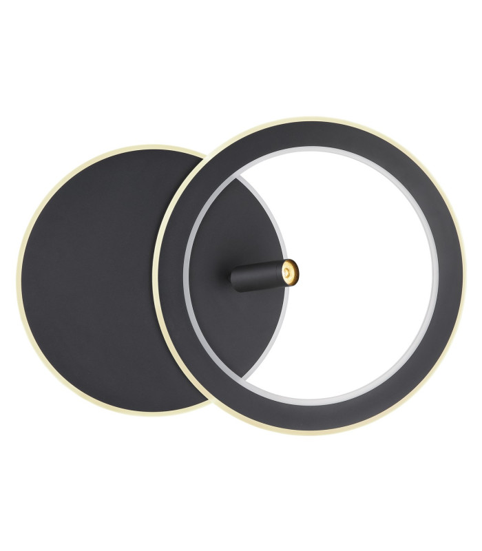 Marian 70x49cm Integrated LED Semi Flush Ceiling Light Matt Black LED Dimmable 2700-6500K Remote Control-3