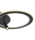 Marian 70x49cm Integrated LED Semi Flush Ceiling Light Matt Black LED Dimmable 2700-6500K Remote Control-4