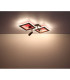 Marian 70x49cm Integrated LED Semi Flush Ceiling Light Matt Black LED Dimmable 2700-6500K Remote Control-14