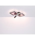 Marian 70x49cm Integrated LED Semi Flush Ceiling Light Matt Black LED Dimmable 2700-6500K Remote Control-15