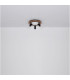 Ulla 30cm Integrated LED Semi Flush Ceiling Light Matt Black 3x LED 3000K-10