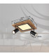 Ulla 30cm Integrated LED Semi Flush Ceiling Light Matt Black 3x LED 3000K-13