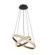 Grouni Pendant Ceiling Light Titanium Color Brushed 2x LED Dimmable 2700-6000K Remote Control-4