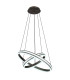 Grouni Pendant Ceiling Light Titanium Color Brushed 2x LED Dimmable 2700-6000K Remote Control-5