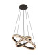 Grouni Pendant Ceiling Light Titanium Color Brushed 2x LED Dimmable 2700-6000K Remote Control-11