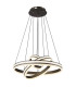 Grouni Pendant Ceiling Light Titanium Color Brushed 3x LED Dimmable 2700-6000K Remote Control-1