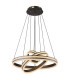 Grouni Pendant Ceiling Light Titanium Color Brushed 3x LED Dimmable 2700-6000K Remote Control-9
