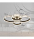 Grouni Integrated LED Semi Flush Ceiling Light Titanium Color Brushed 4x LED Dimmable 2700-6000K Remote Control-9