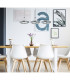 Ferra Triple Ring Pendant Ceiling Light Grey Matt 3x LED 3000K-9