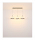 Ferra Pendant Ceiling Light Grey Matt LED 3000K-6