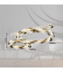 Karilion Integrated LED Semi Flush Ceiling Light Chrome 2x LED 4000K-7