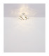 Karilion Integrated LED Semi Flush Ceiling Light Chrome LED 4000K-5
