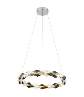 Karilion 55cm Pendant Ceiling Light Chrome LED 4000K-1