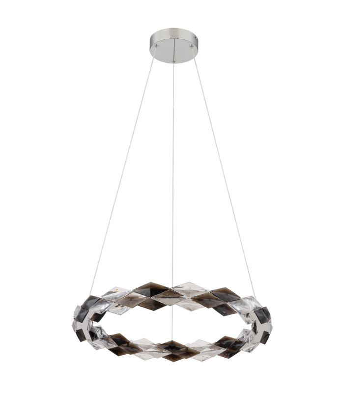 Karilion 55cm Pendant Ceiling Light Chrome LED 4000K-2