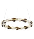 Karilion 55cm Pendant Ceiling Light Chrome LED 4000K-3
