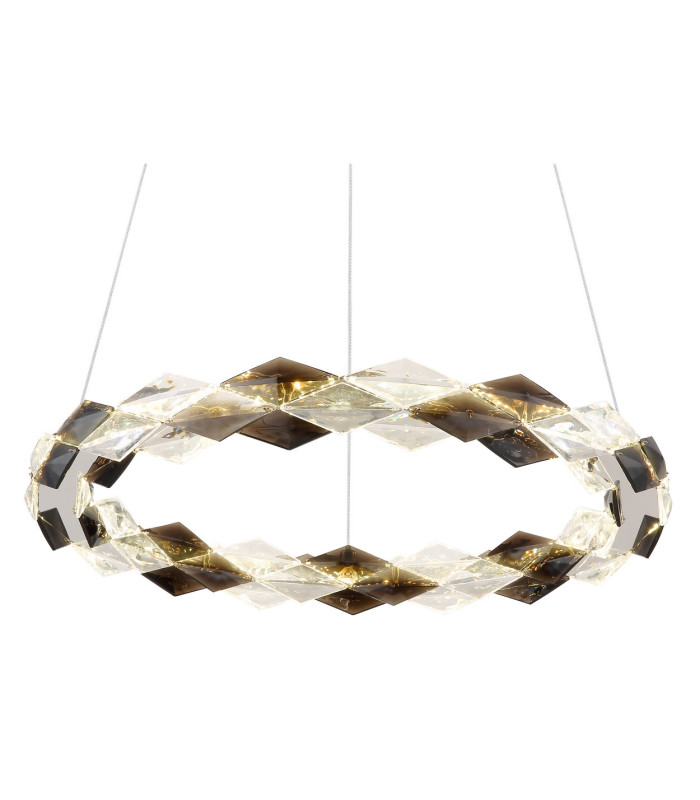 Karilion 55cm Pendant Ceiling Light Chrome LED 4000K-3
