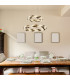 Karilion Twin Ring Pendant Ceiling Light Chrome 2x LED 4000K-6