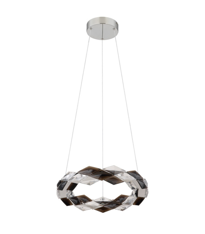 Karilion 37cm Pendant Ceiling Light Chrome LED 4000K-2