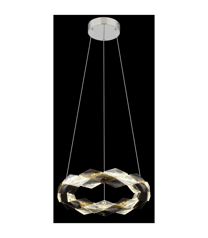 Karilion 37cm Pendant Ceiling Light Chrome LED 4000K-4