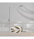 Karilion 37cm Pendant Ceiling Light Chrome LED 4000K-7
