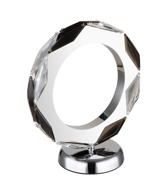 Karilion Glass Table Lamp Chrome LED 4000K-2