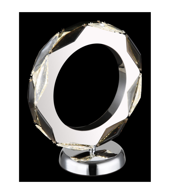 Karilion Glass Table Lamp Chrome LED 4000K-4