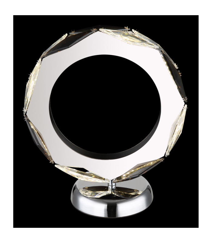 Karilion Glass Table Lamp Chrome LED 4000K-5