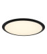 Suna Integrated LED Semi Flush Ceiling Light Matt Black LED Dimmable 2700-6000K Remote Control-1