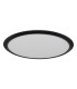 Suna Integrated LED Semi Flush Ceiling Light Matt Black LED Dimmable 2700-6000K Remote Control-2