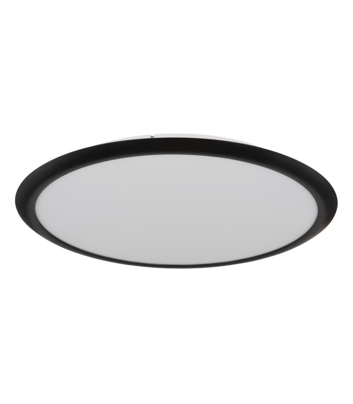 Suna Integrated LED Semi Flush Ceiling Light Matt Black LED Dimmable 2700-6000K Remote Control-2