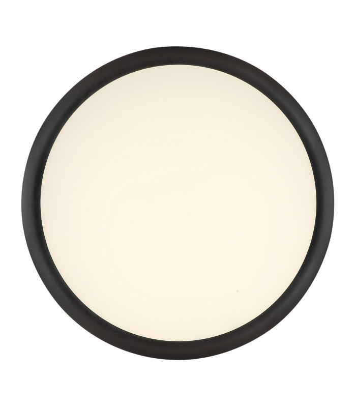 Suna Integrated LED Semi Flush Ceiling Light Matt Black LED Dimmable 2700-6000K Remote Control-3