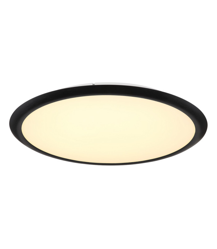 Suna Integrated LED Semi Flush Ceiling Light Matt Black LED Dimmable 2700-6000K Remote Control-4