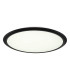 Suna Integrated LED Semi Flush Ceiling Light Matt Black LED Dimmable 2700-6000K Remote Control-5