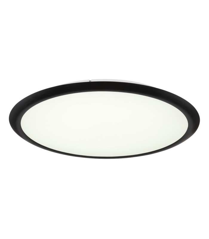 Suna Integrated LED Semi Flush Ceiling Light Matt Black LED Dimmable 2700-6000K Remote Control-5