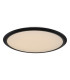 Suna Integrated LED Semi Flush Ceiling Light Matt Black LED Dimmable 2700-6000K Remote Control-11