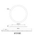 Suna Integrated LED Semi Flush Ceiling Light Matt Black LED Dimmable 2700-6000K Remote Control-12