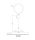 Suna Pendant Ceiling Light Matt Black LED 3000K-8